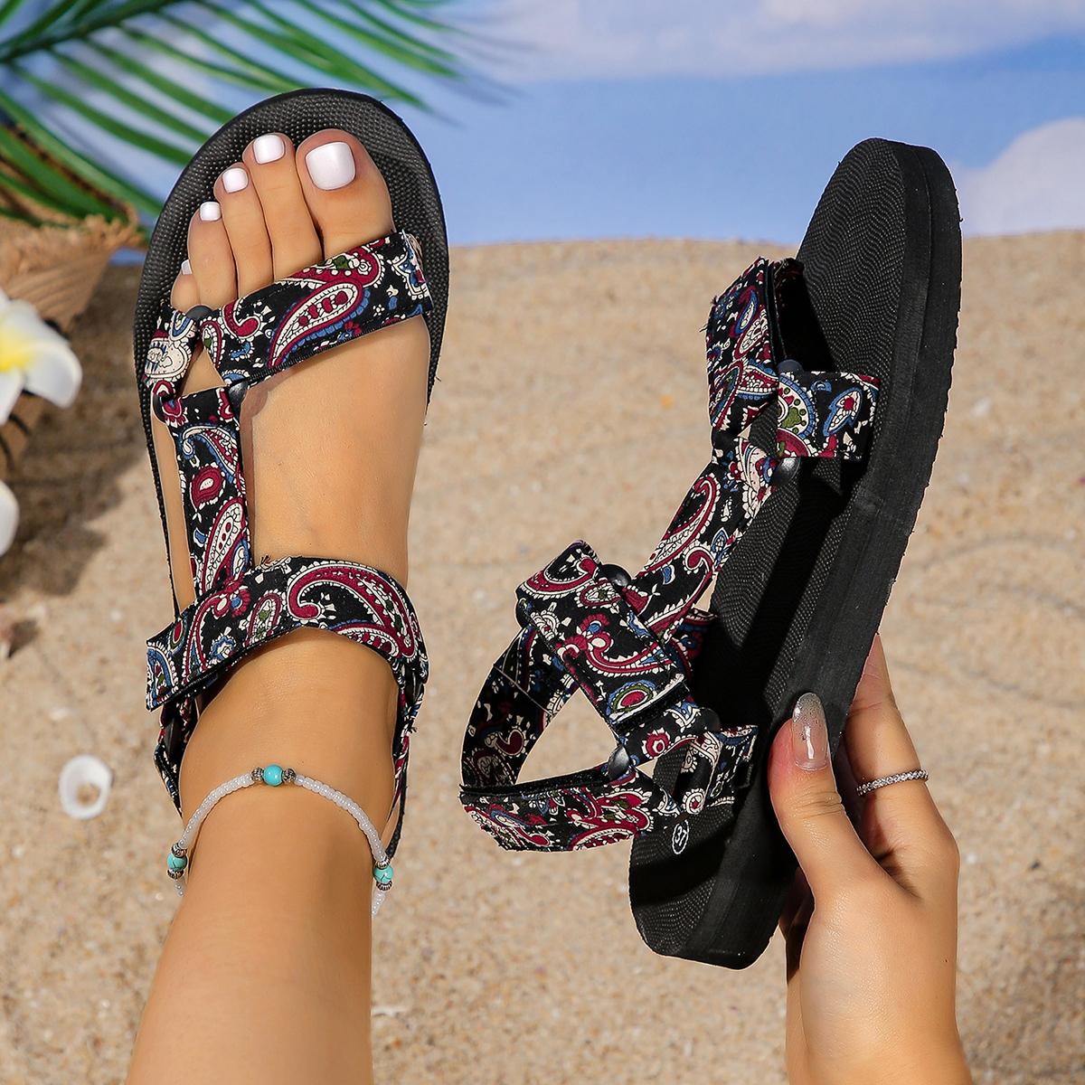 Летние женские сандалии на плоской подошве 2024 года — фото 3