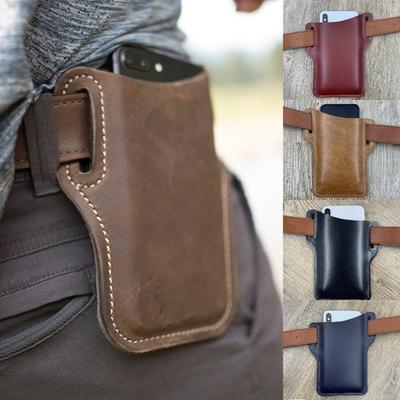 Clip Phone Holster Belt Pouch Purse Travel Hiking Mini Bags Vintage Pack Mobile Phone Bag Waist Bag