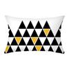 30*50 Geometric Nordic Colorful Stripe Pattern Printing Decorative Living Room Home Furnishing Polyester Rectangular Pillowcase