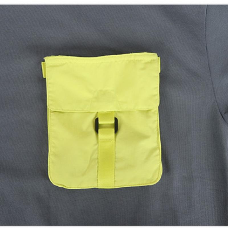 New Balance Common Outports Woven Mix Cargo Sweatshirt Grey