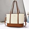 Pu Large Capacity Tote Bag For Women With Multiple Pockets For Daily Use