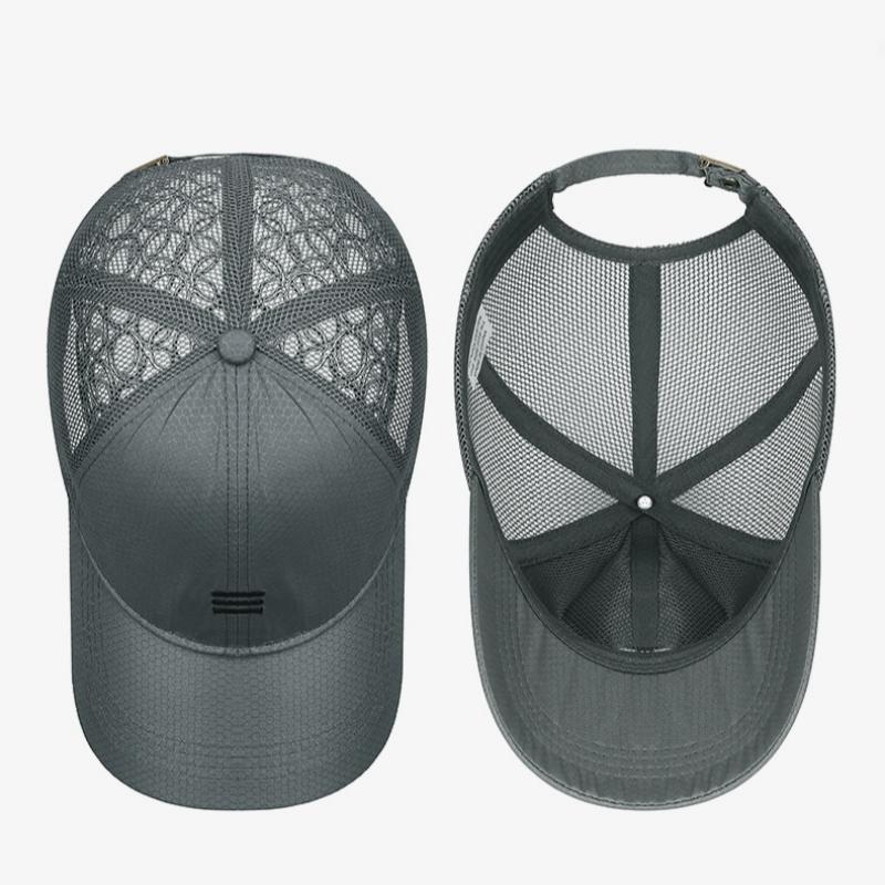 NORTHWOOD Summer Outdoor Baseball Hats for Men Sports Quick-drying Breathable Half-mesh Baseball Cap Sunscreen Fishing Dad Hats