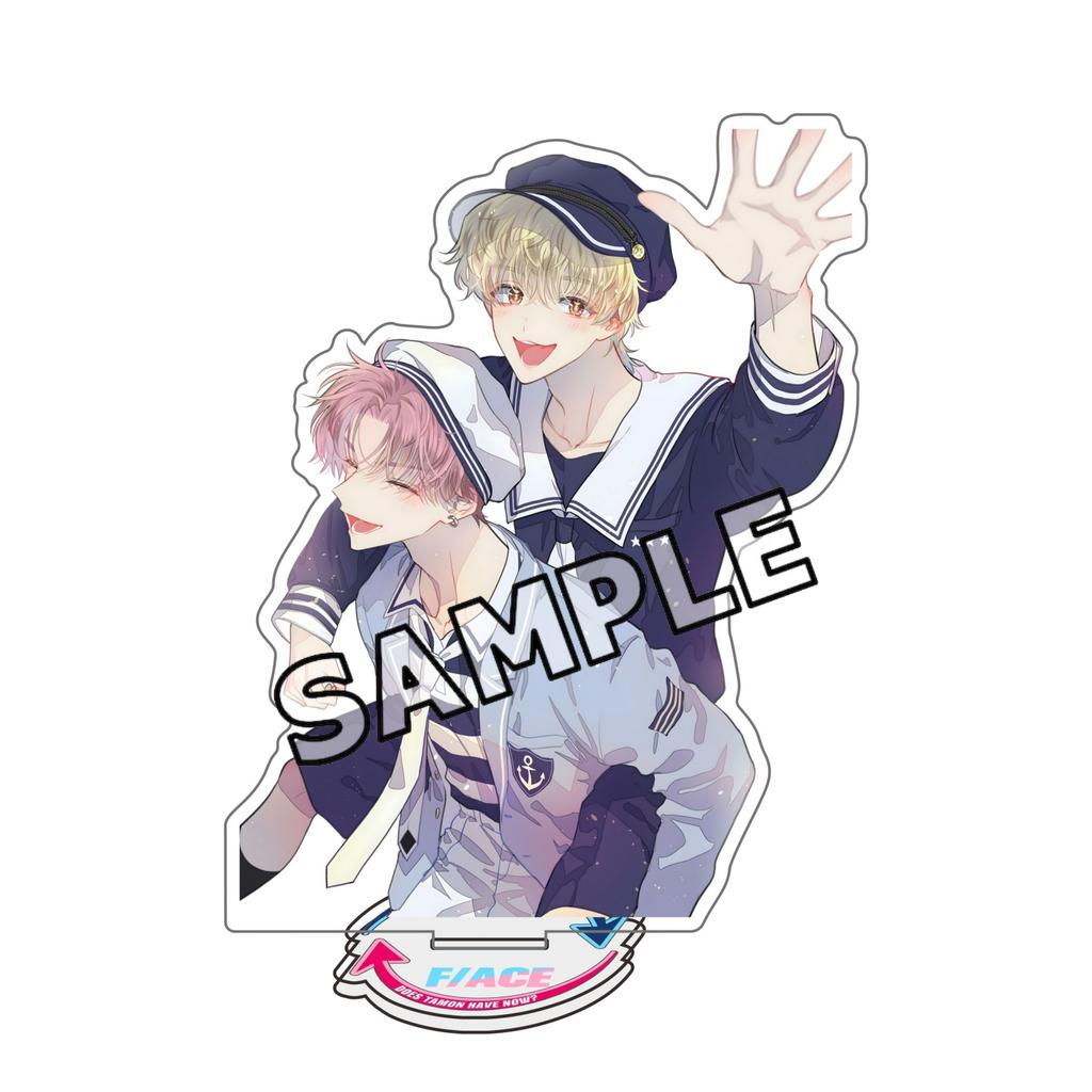 Tamon-kun Ima Docchi!?/Tamon's B-Side Anime Acrylic Stand Keychain Tamon Fukuhara Utage Kinoshita Double Sided HD Print Ornament