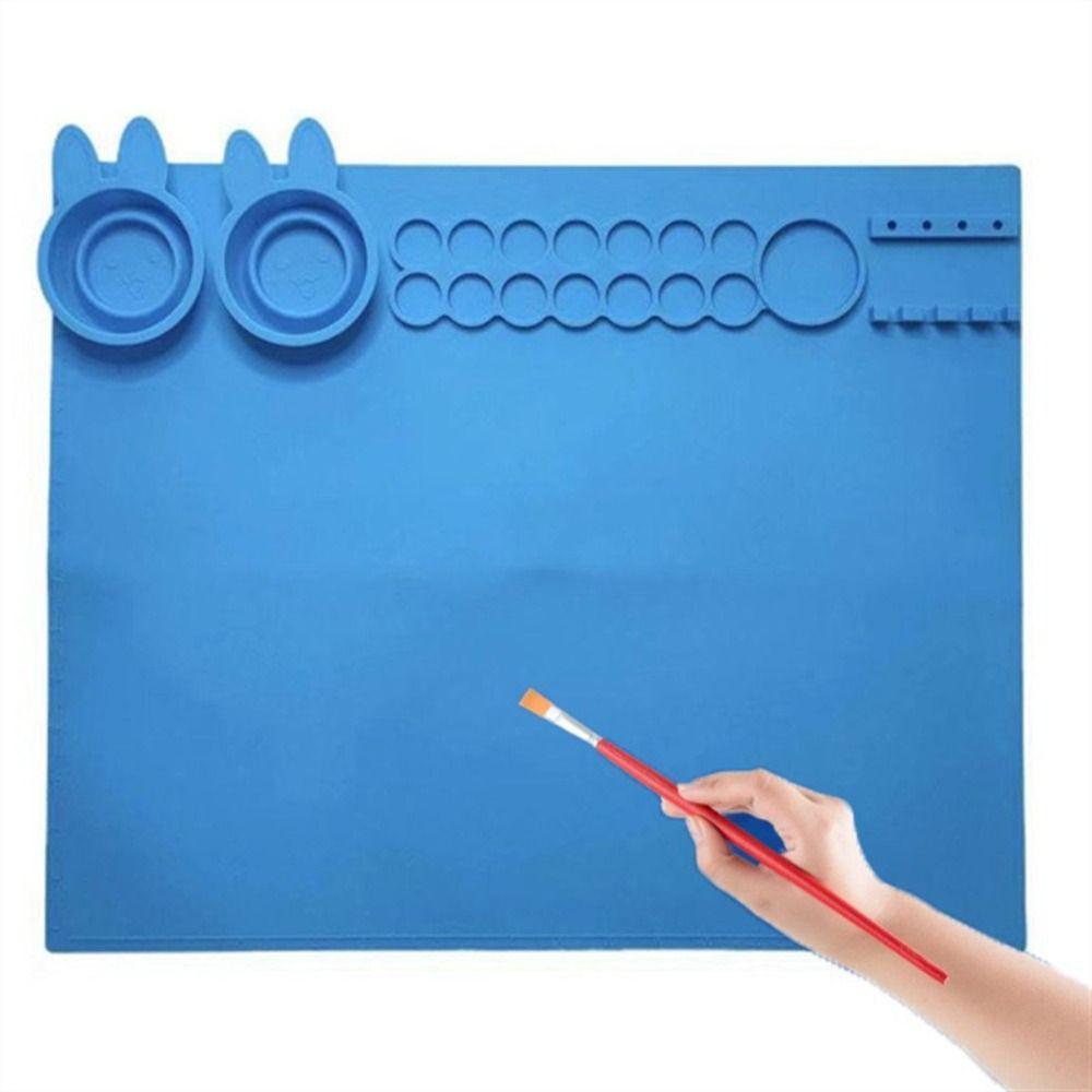 Washable Silicone Painting Mat Art Graffiti Painting Mat Art Silicone Craft Mat  Clay Play Tools