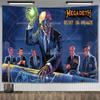 Megadeth Heavy Metal Rock Band Arazzo Stendardo Bandiera Club Bar Appeso a Parete Arazzi Decorazione Estetica Camera da Letto Poster Artistici