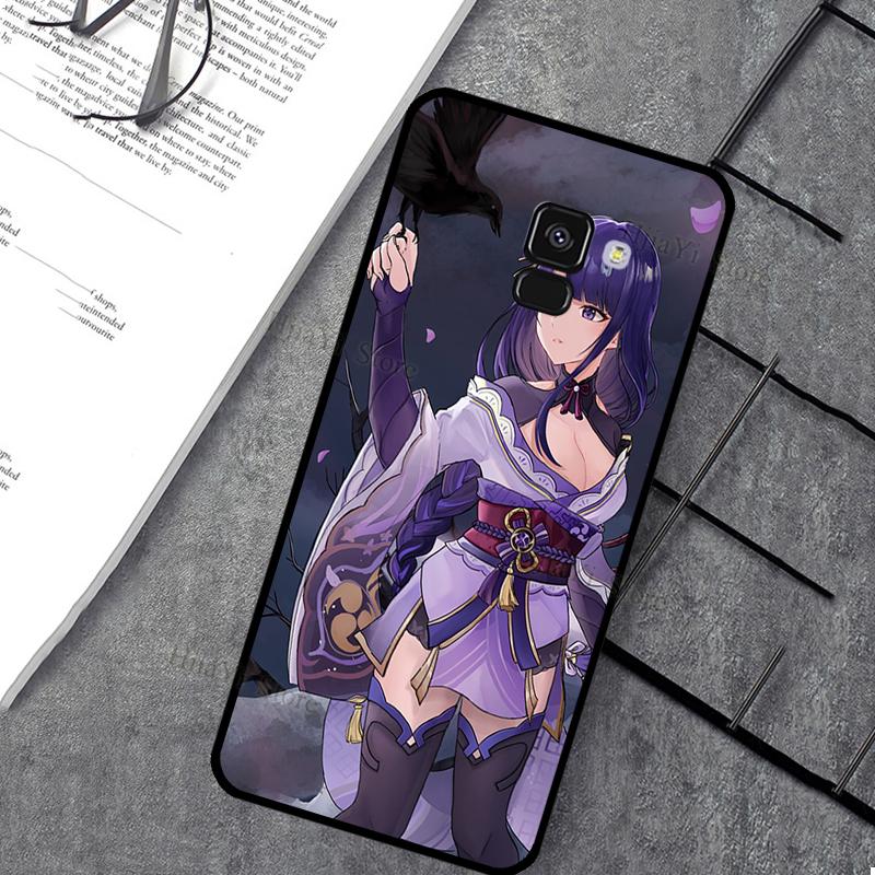 Genshin Impact Raiden Shogun Baal Case For Samsung J3 J5 J7 J1 A3 A5 2016 2017 J4 J6 J8 A7 A9 A6 A8 Plus 2018 Coque Fundas