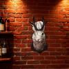 Wandmontierte Tierköpfe Realistische 3D-Skulptur Tierkopf Wandornamente Für Büro Lounge Zuhause Innen Wohnzimmer Schlafzimmer