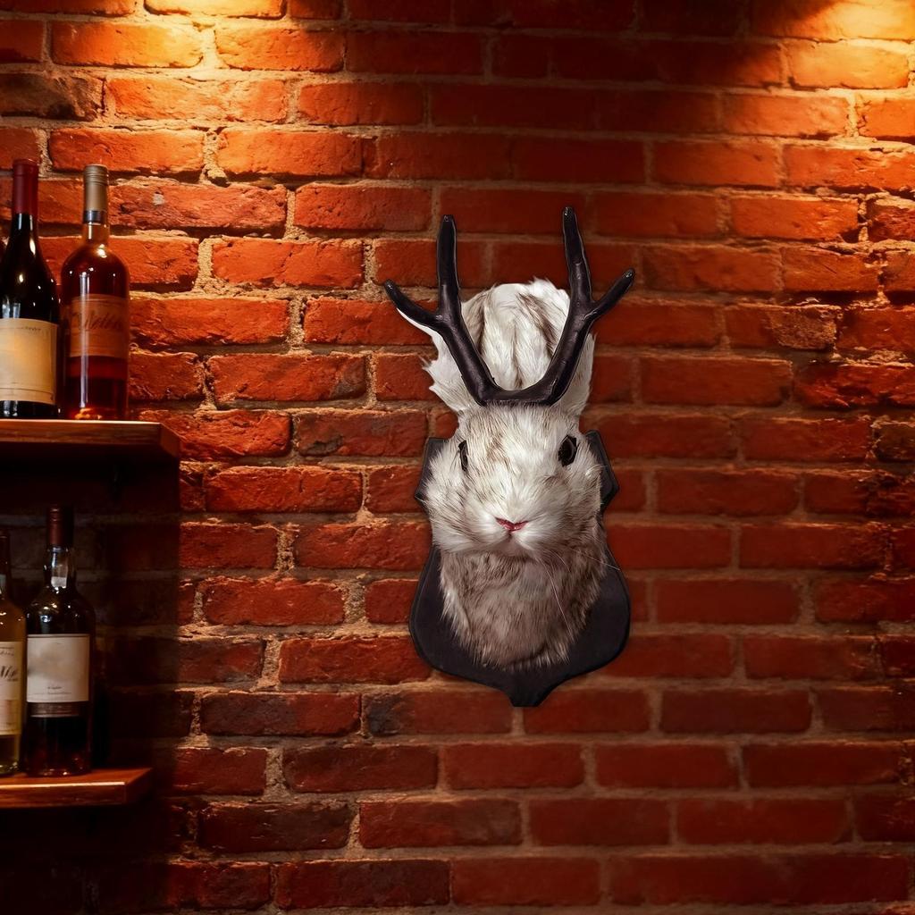 Wandmontierte Tierköpfe Realistische 3D-Skulptur Tierkopf Wandornamente Für Büro Lounge Zuhause Innen Wohnzimmer Schlafzimmer