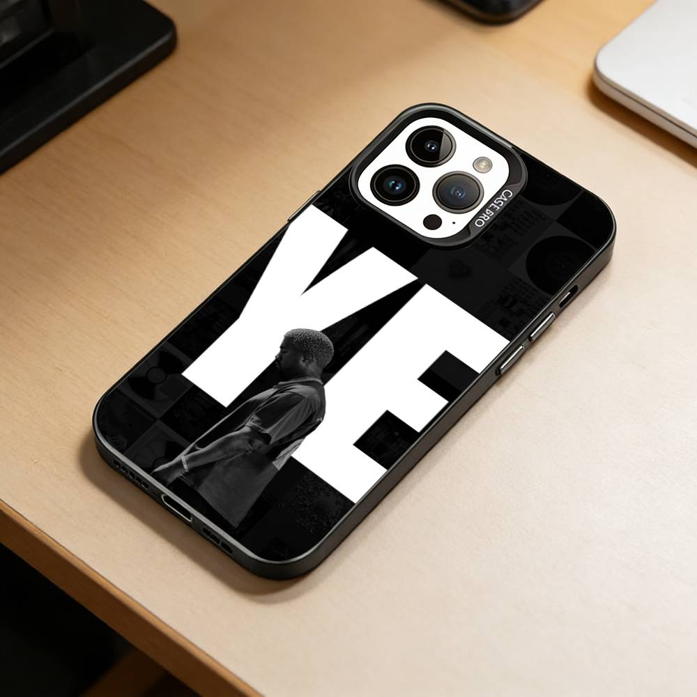 Ye-Ye BULLY Phone Case For iPhone 17,16,15,14,13,12,11 Plus,Pro Max,XS,Colorful Silver Black Cover iPhone15pro