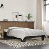 Bed Frame Black 90 x 200 cm Particleboard and Metal