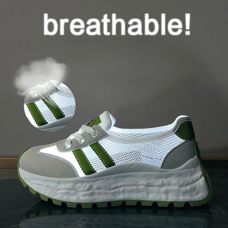 Chaussures Forrest Gump pour Femmes En Été Style Haut de Gamme Étudiant Sport et Loisirs Maille Respirante