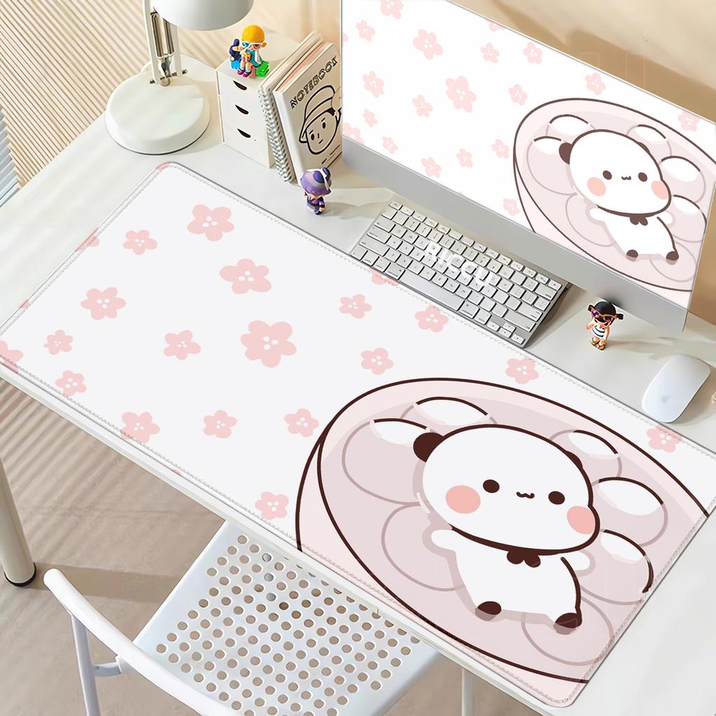 Large Compute Mouse Pad BuBu DuDu Kawaii Mousepad Natural Rubber Gaming Micepad Gamer Xxl Office PC Keyboard Cute Desk Mat Rug