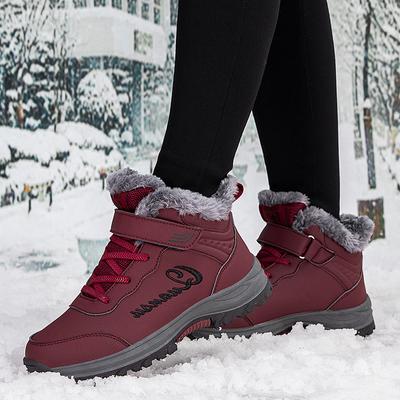 Warm Cotton Shoes 2025 Autumn and Winter New Velvet Thickened Snow Boots Non-slip Elderly Shoes High-top Walking Cotton Shoes Men's Shoes