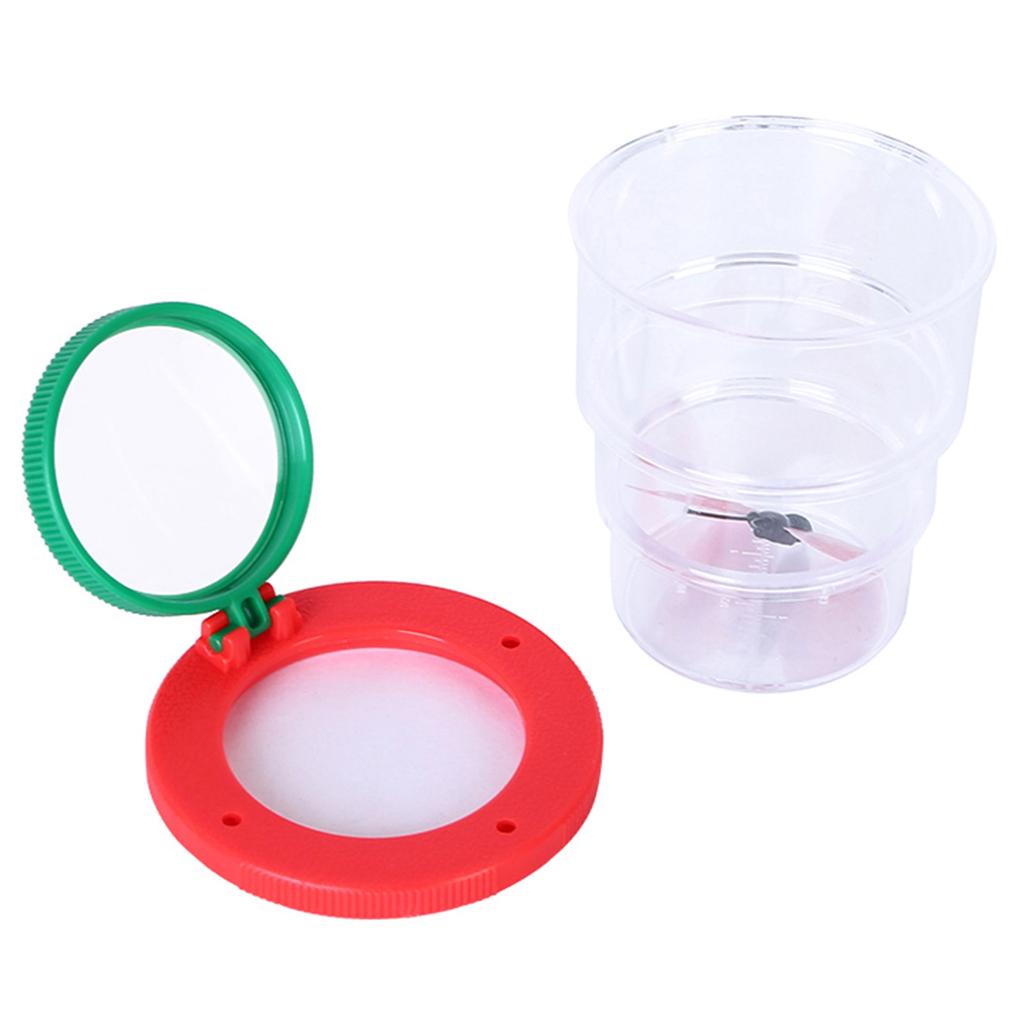 Kids Bug Catching Box with Magnification Foldable Insect Observation Insect Container for School Classroom Exploration
