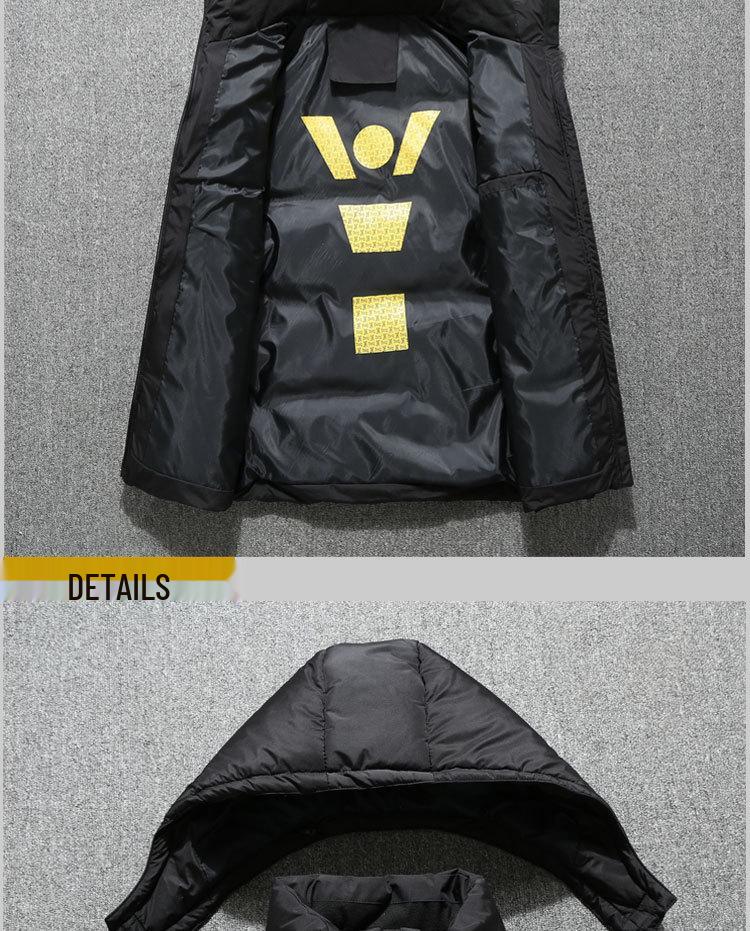 Men's Plus-Size Winter Cotton Jacket with Detachable Hat – Stylish, Warm, Thickened, Cross-Border Outdoor Sportswear