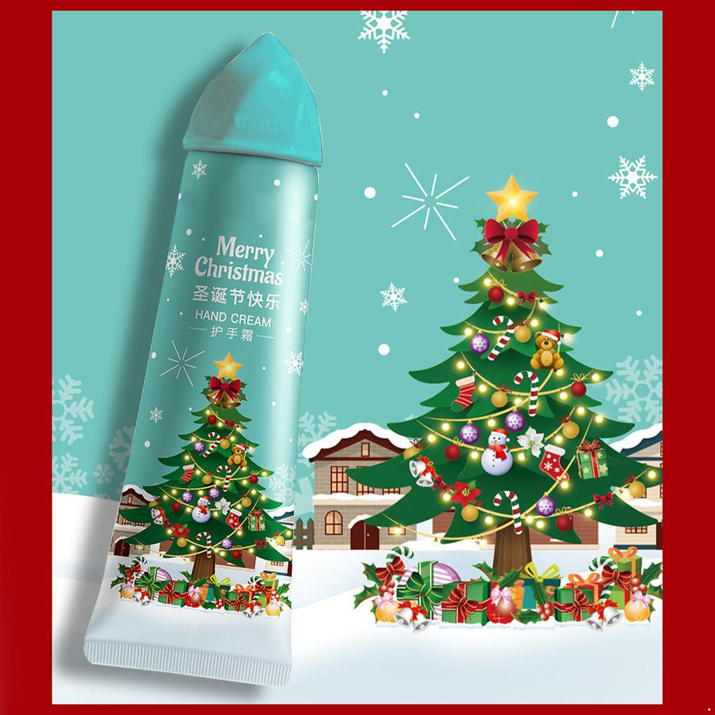 Holiday Hand Cream Trio Winter Care Moisturizing Gift Set Travel Friendly Hand Lotion for Nourishment and Dry Skin