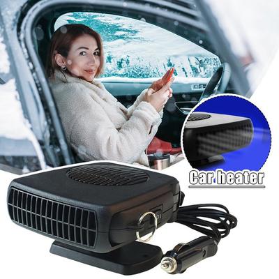 2IN1Car Heater&Cooling Fan 12V 120W/24V 200W Portable Electric Windshield Defroster Defogger Demister,Anti-Fog Heating Dryer