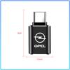 Car Type-C Turn USB3.0 Adapter Auto Converter Interior Parts For Opel Astra C G H Insignia J K Zafira B Corsa Vectra C Corsa C