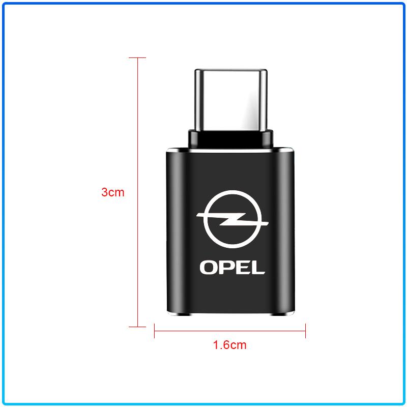 Car Type-C Turn USB3.0 Adapter Auto Converter Interior Parts For Opel Astra C G H Insignia J K Zafira B Corsa Vectra C Corsa C