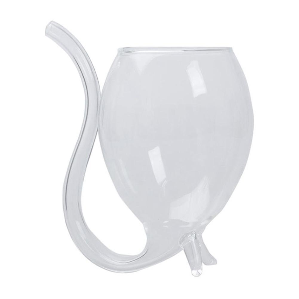 Roamtic Fashion Küche Saugen Milch Glas beständig Trinken Saft Tube Hitze Wein Whiskey Strohhalm Tasse