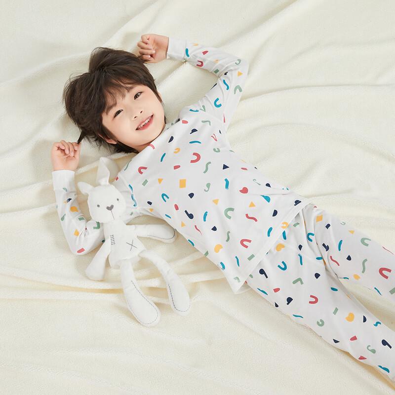 Duoduojia Boys  Comfortable Thermal Pajama Set 110