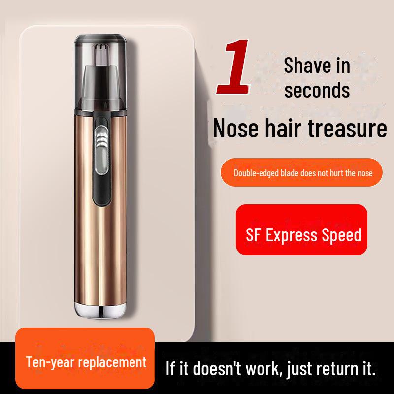 

Электрический триммер для волос в носу и бритва с USB-зарядкой для мужчин Battery Model YD-103 золотой
