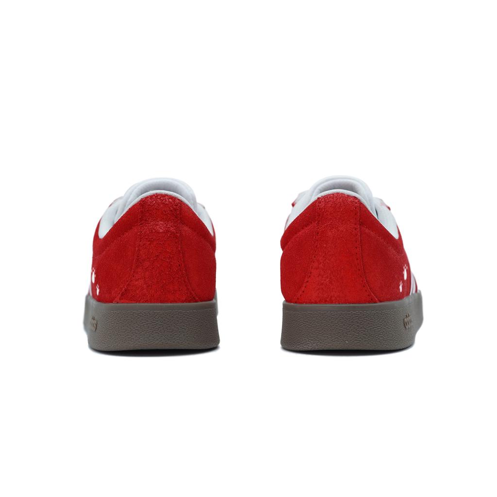 Adidas VL COURT 2.0 Low top Skateboard Shoes Unisex White Red JS3003(Team837-)