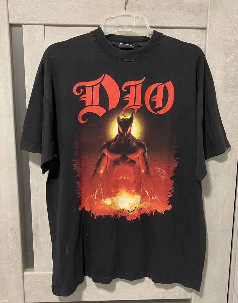 

2000 DIO Last in Line Band Black Cotton Tshirt Reprint S5XL KH14648 Unisex T-Shirt S