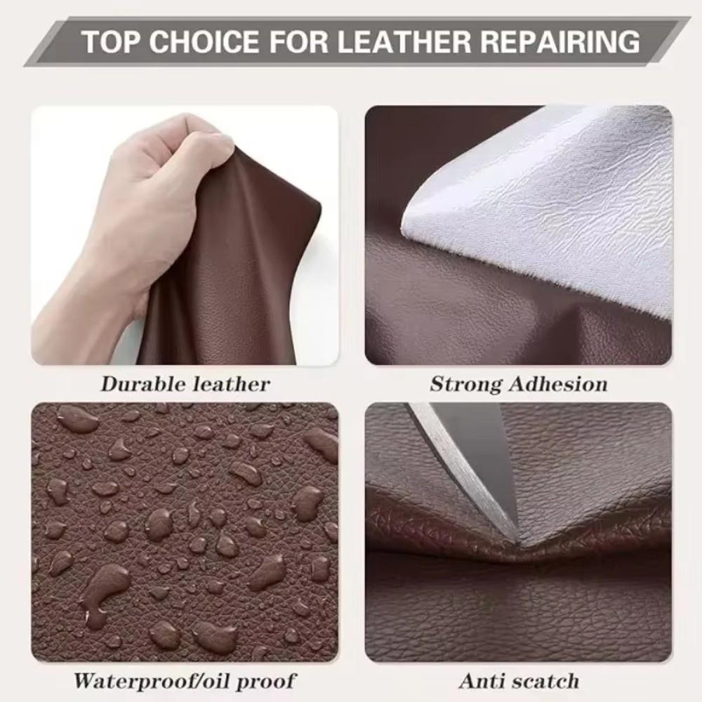 Waterproof Leather Repair Patch Stick-on Couches Repair Stickers New Leather Repair Tape for Sofas