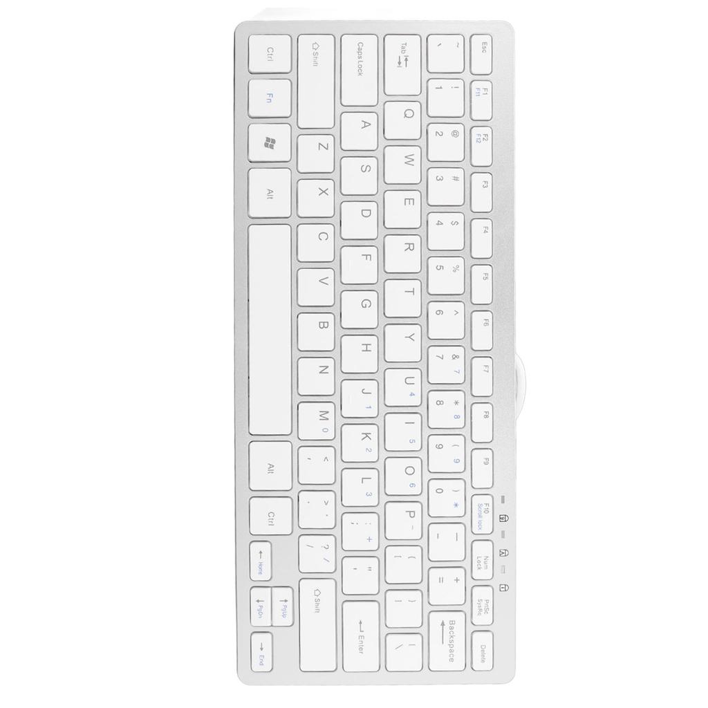 USB-Tastatur mit Kabel 78 Tasten Dünn Tragbar Rutschfest Tastatur für Laptops Desktops