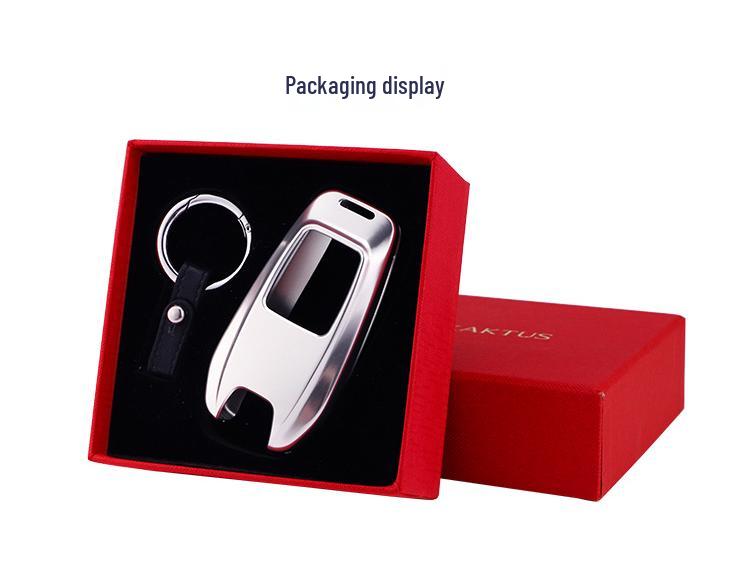 Coque de clé Ferrari 488/458/ST90 avec couvercle de protection et boucle