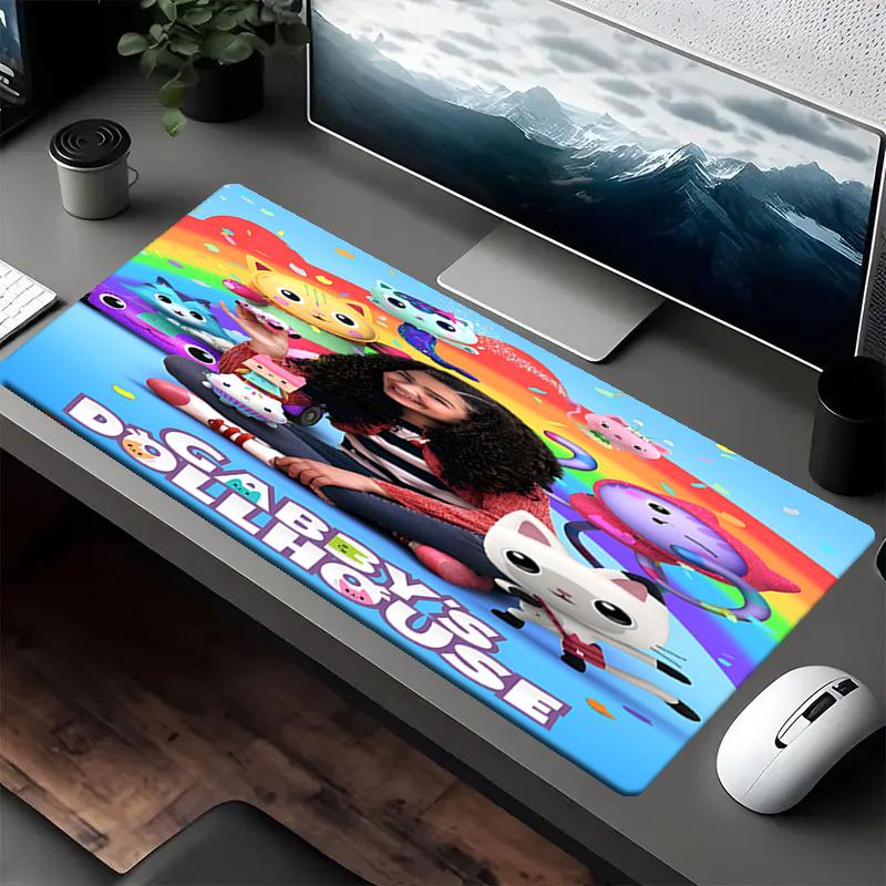 Gabby Theme Mouse Pad, Non Slip Rubber Base, Multifunctional Office & Home Decor, Perfect for Workspace Personalization.