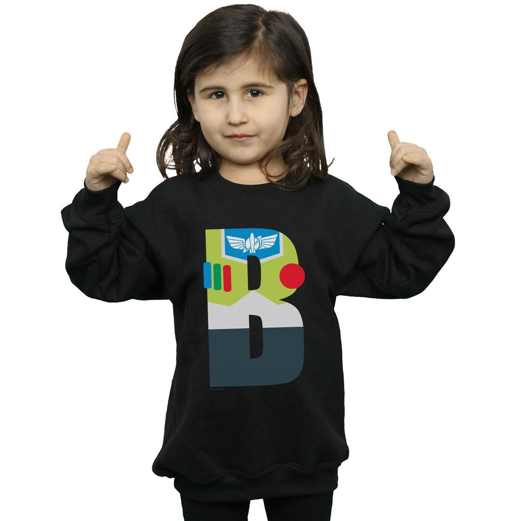 Disney Girls Alphabet B Is For Buzz Lightyear Sweatshirt