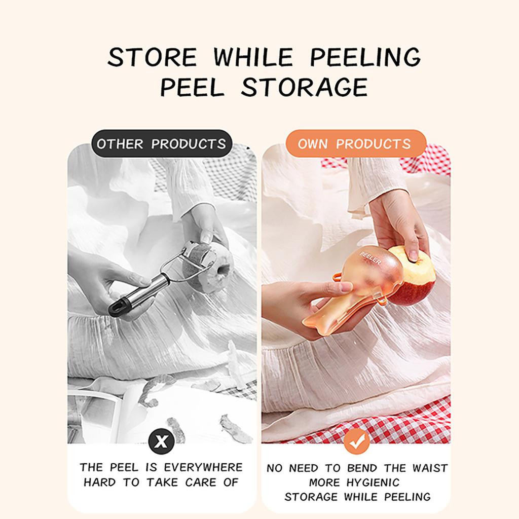 Vegetable Peeler Fruit Peeler Loofah Peeler Multi-functional Kitchen Peeler