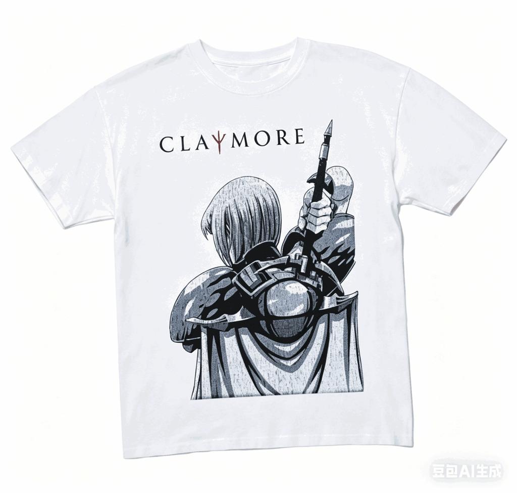 Claymore T Shirt Personality Clothes New Model Anime T-shirt Yearround Clothing Plus Size Unisex Streetwear Trendy Couples
