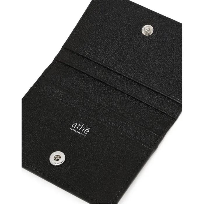 Black Double A 2-Fold Slim Card Wallet AAHO6E330BK