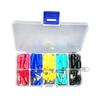 Cold Pressed Insulated Connectors Insulated Electrical Crimps Terminals Connectors Save Time 5 Colors 100PCS