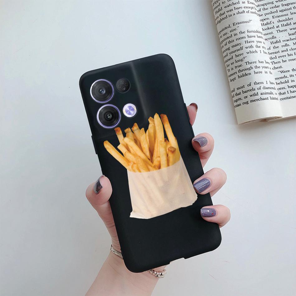 For Oppo Reno 8 Case OPPO Reno 8 Pro Plus Reno8 4G 5G Cover Cute Cactus Cartoon Phone Case Protection Shockproof Soft Back Cover
