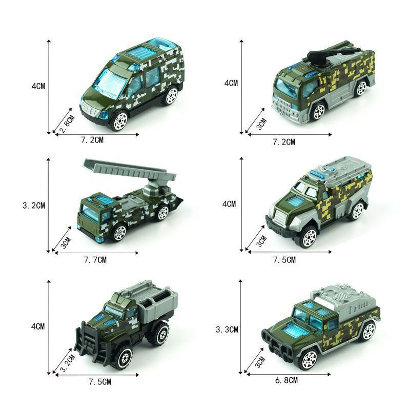 Children'S Toy Car Military Tank Armored Transport Off-Road Simulation Model Children Boy Pocket Car Car Batch