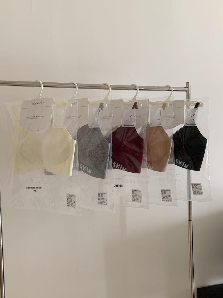 Invisible Push-Up Bra with Seamless Design Enhances Look, Comfortable Breathable Fit, Fixed Cup, and Beautiful Strappy Back