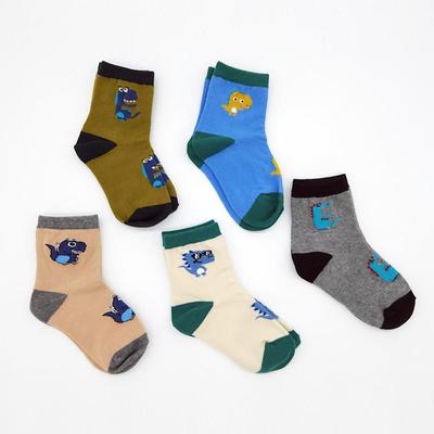 5 Pairs of Dinosaur Kids Socks