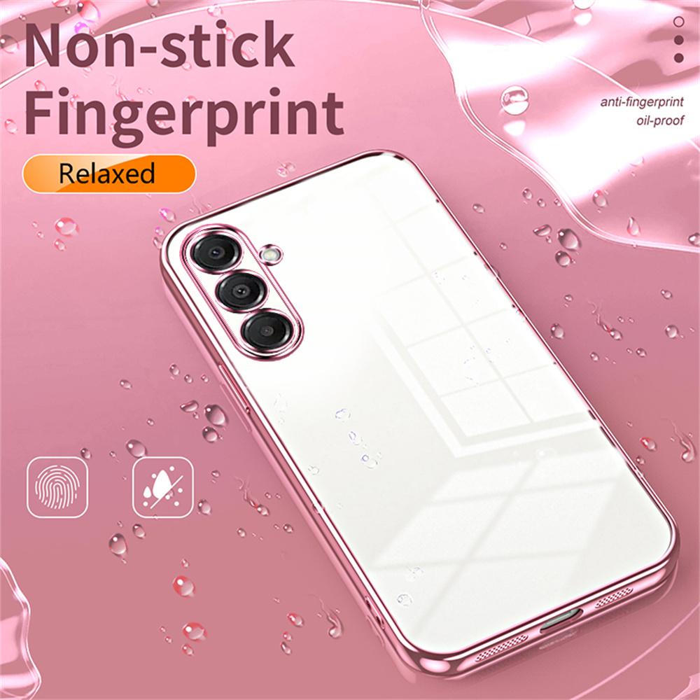 For Samsung Galaxy A17 5G/A17 4G Case Electroplating Frame Soft TPU Phone Cover