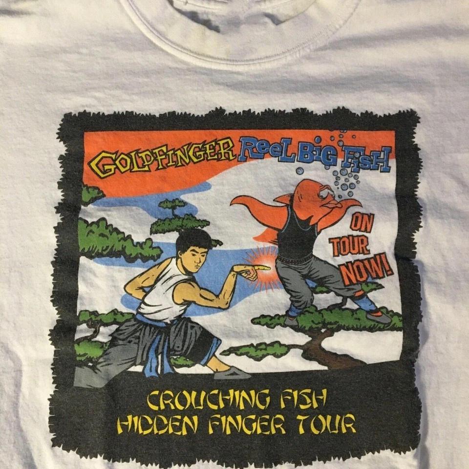 

Retro Reel Big Fish Band Short Sleeve Cotton White Shirt All Size UR786 Unisex T-Shirt M