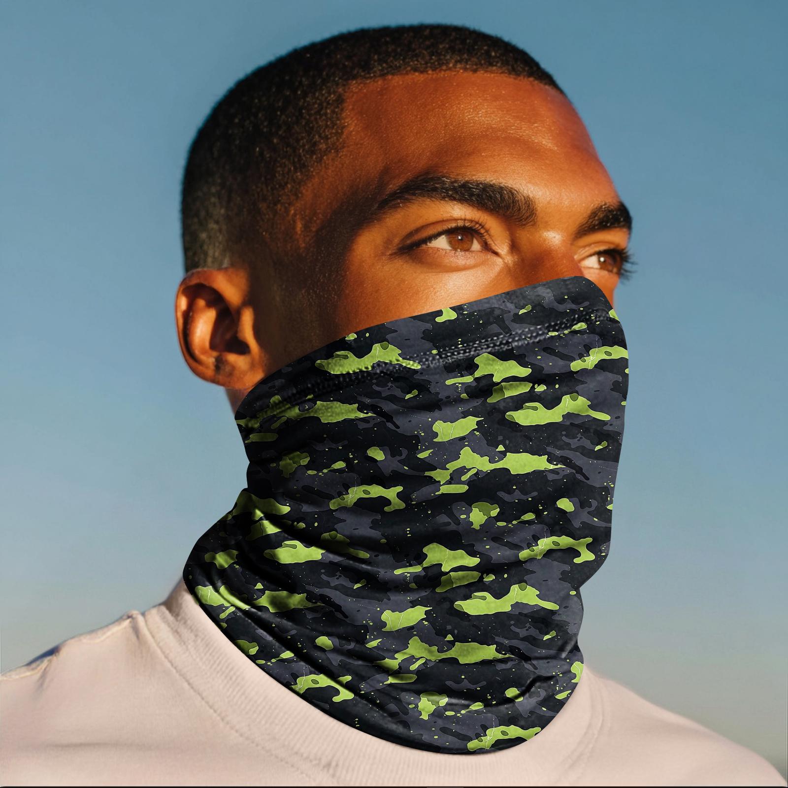 

Outdoor Sunshade Cycling Mask Fishing - Headscarf Sunscreen Neckband One Size