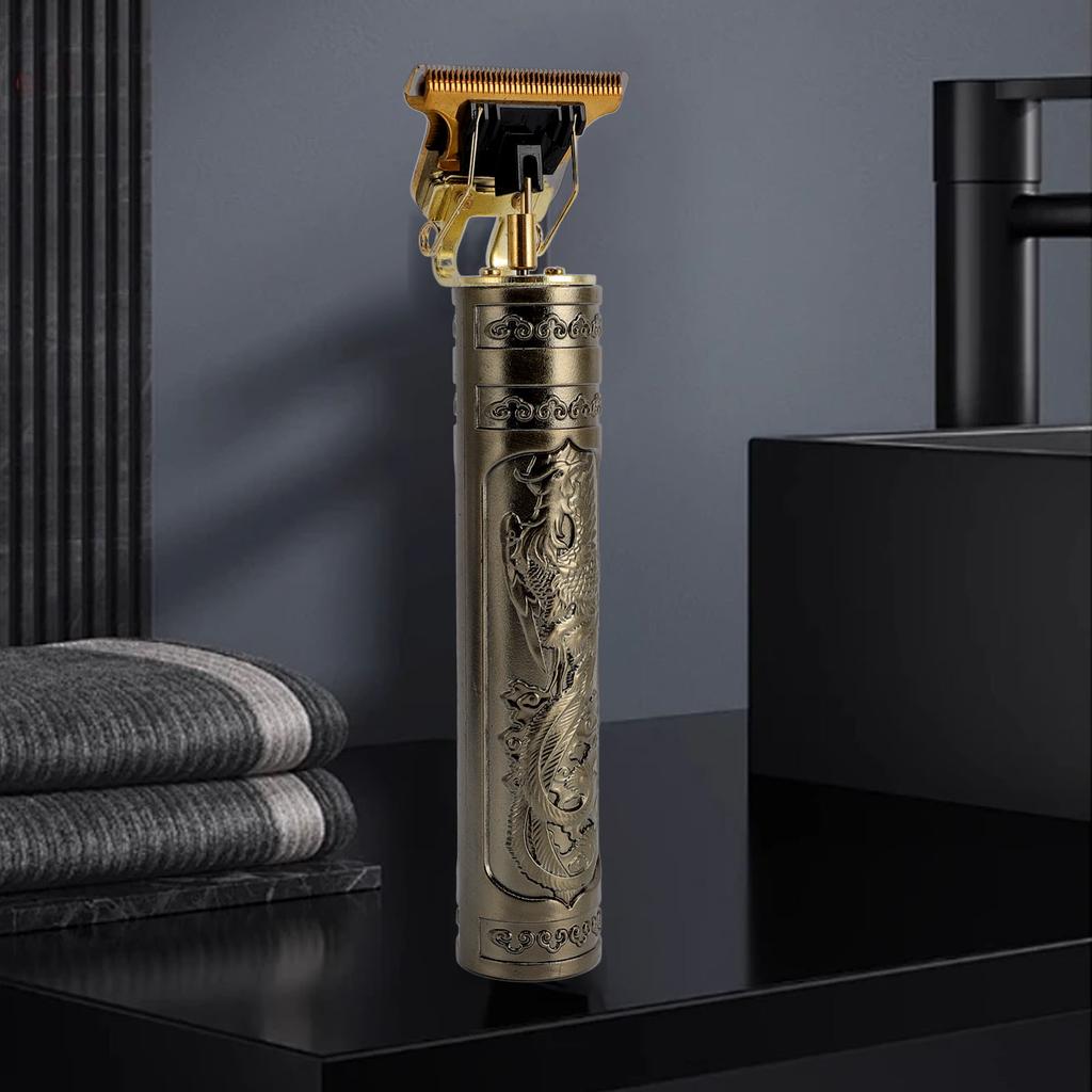 Hair Trimmer Set T Blade Smoothly Accurate Cutting Electric Hair Clipper Set with 4 Guiding Combs for Home Salon