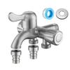 One In Three Out Stainless Steel Faucet with Tape Angle Valve Faucet  Domestic Use
