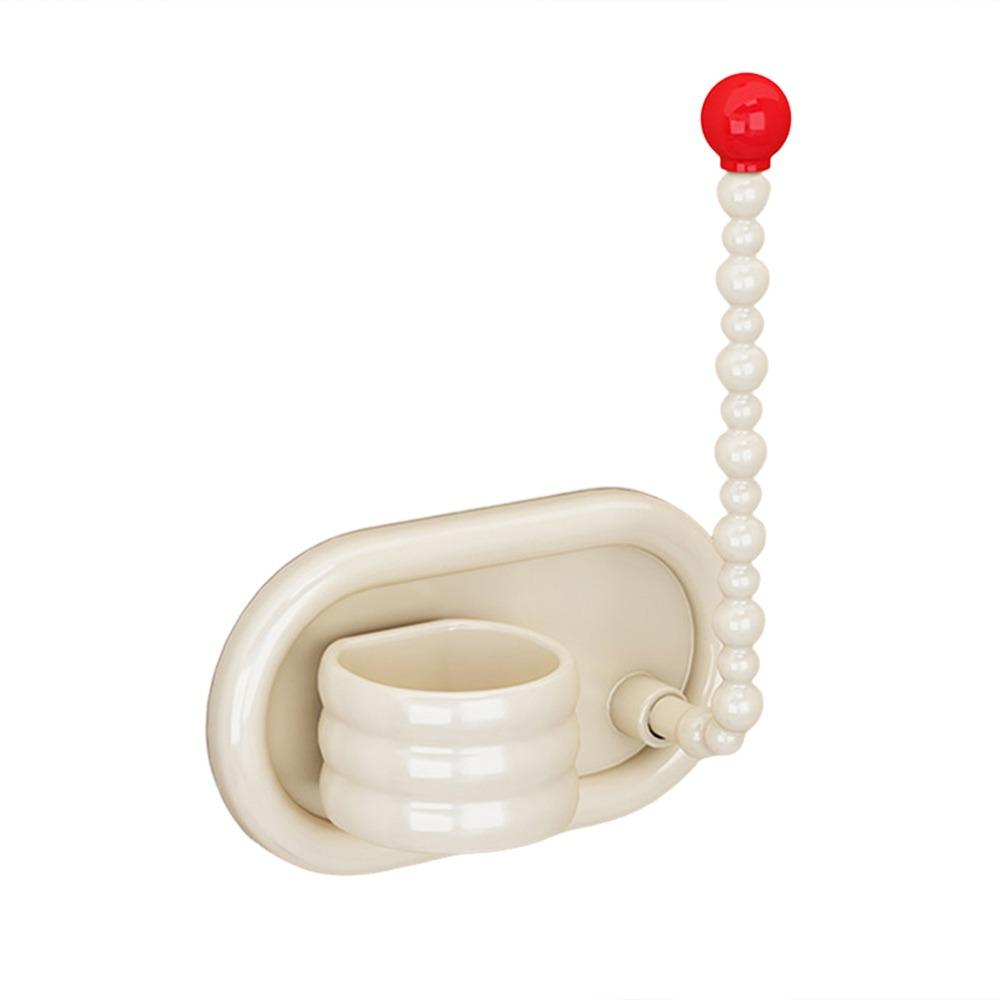 Multi-purpose Wall Mounted Headband Hook Punch-Free Space Saving Hair Dryer Bracket Self Adhesive Wall Hanging Hook