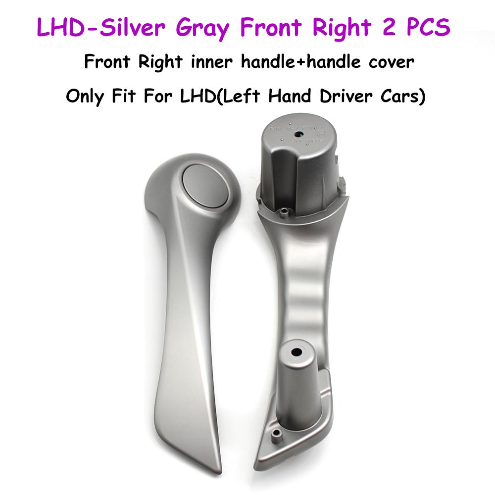 LHD 2/4PCS Koleos I Car Interior Door Front Left Right Pull Grab Inner Handle With Outer Cover For Renault 2008-2016 80945JY50A