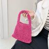 MATTIERE MT_23609 Knit Mini Tote Bag Net Knit Bag