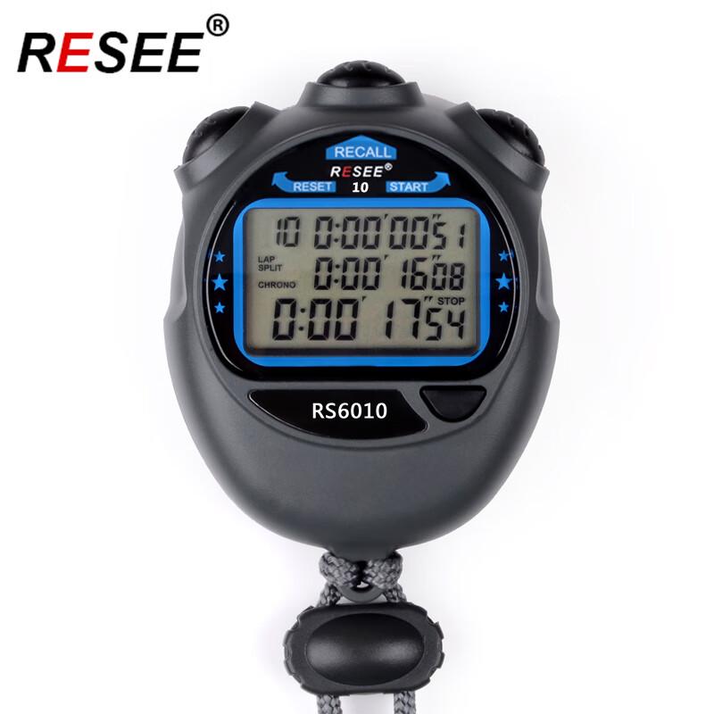 RESEE RS-6010 10-Lap Multifunctional Sports Stopwatch